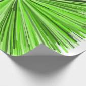 Vervuiling van groen lijnpatroon cadeaupapier (Hoek)