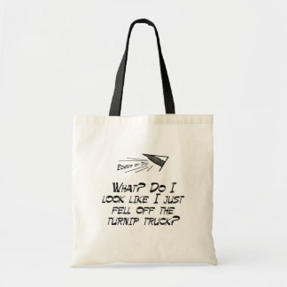 Vervul je van de turnip truck? tote bag