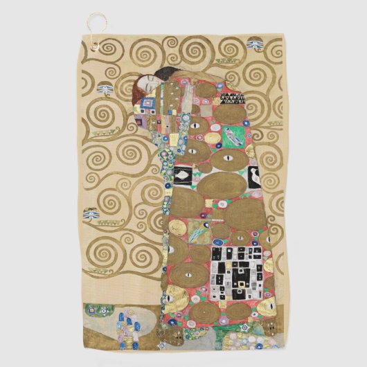 Vervulling, Gustav Klimt Golfhanddoek (Voorkant)