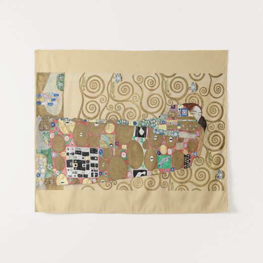 Vervulling, Gustav Klimt Wandkleed (Voorkant (horizontaal))