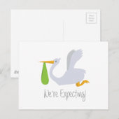 Verwacht Aankondigingskaart (Voorkant / Achterkant)