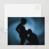 verwacht baby briefkaart (Voorkant / Achterkant)