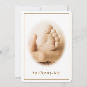 Verwacht een Baby Kaart