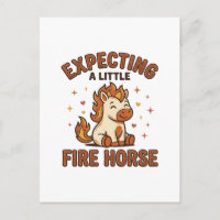 Verwacht Een Klein Vuur Paard Vintage Baby Shirt_1