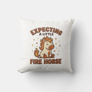 Verwacht Een Klein Vuur Paard Vintage Baby Shirt_1 Kussen