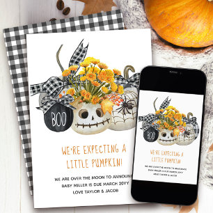 Verwacht een kleine pompoenboerderij met Halloween Aankondiging