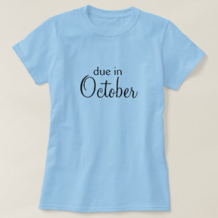 Verwacht in oktober! t-shirt