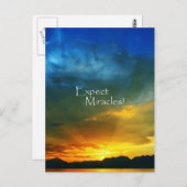 Verwacht Miracles! Briefkaart (Voorkant / Achterkant)