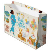 Verwacht Moeder Feest Groot Cadeauzakje (Achterkant Gekanteld)