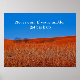 Verwacht Motivatie Poster voor herstel