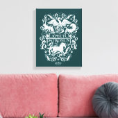 Verwacht Patronum Filigree Graphic Canvas Afdruk (Insitu (Woonkamer))