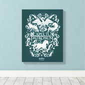 Verwacht Patronum Filigree Graphic Canvas Afdruk (Insitu (Houten vloer))