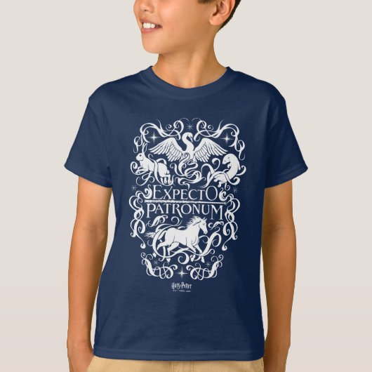 Verwacht Patronum Filigree Graphic T-shirt (Voorkant)