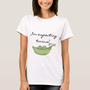 Verwacht Tweeling - Erwten in een Pod T-shirt
