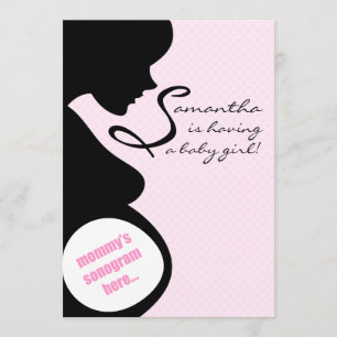 Verwacht uitnodigen van mammie Baby shower Kaart