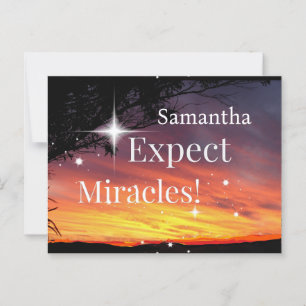 Verwacht wonderen Sparkle Sunset Get Well Soon Nam Briefkaart