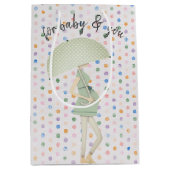 Verwachte moeder met Umbrella Medium Cadeauzakje (Voorkant)