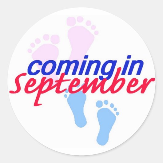 Verwachte Sticker van SEPTEMBER (Voorkant)