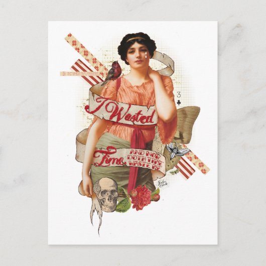 Verwachte tijd briefkaart (Voorkant)