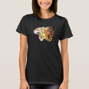Verwachte tijgerkop Wildlife Wilderness Predator B T-shirt