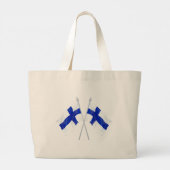 Verwachte tweeling stuurt SISU-Canvas tas (Achterkant)