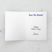 Verwachte Vaderdag-Kaart voor Boy Customize It! Kaart (Binnen)