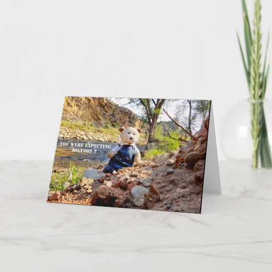 VERWACHTTE JE BIGFOOT? AANKONDIGING (Voorkant)