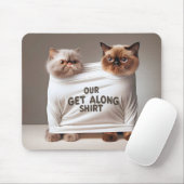 Verwant Katten Dragen Get Along Shirt Muismat (Met muis)