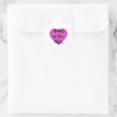 Verwant van de Bride Ronde Sticker (Tas)