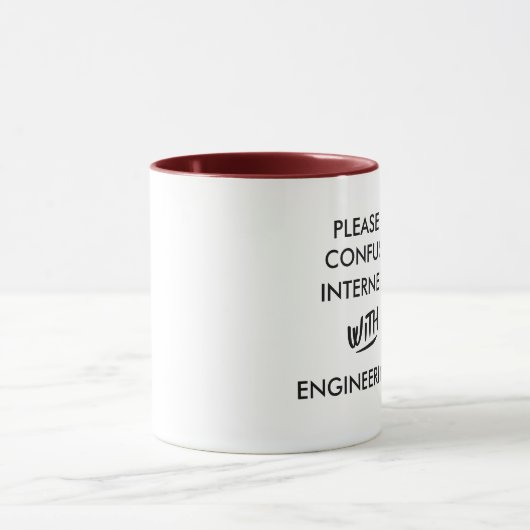 Verwar je diploma van internetzoekmachine niet mok (Midden)