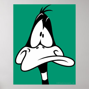 Verward DAFFY DUCK™ Face Poster