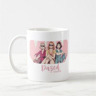Verward en Verliefd Design Retro Vrouwen Bachelore Koffiemok