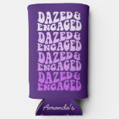 Verward en Verliefd Paarse Gradiënt Retro Typograf (Voorkant)