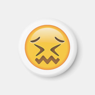Verward gezicht - Emoji Magneet