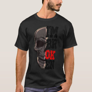 Verward glimlach ik ben gebroken onzichtbare ziekt t-shirt