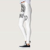 Verward – Minimalistisch ontwerp van potlood en kr Leggings (Links)
