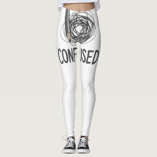 Verward – Minimalistisch ontwerp van potlood en kr Leggings