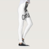 Verward – Minimalistisch ontwerp van potlood en kr Leggings (Rechts)