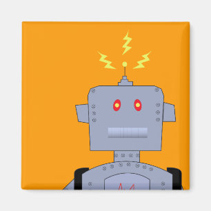 verward robot magneet