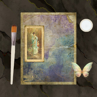 verward scrapbook-papier