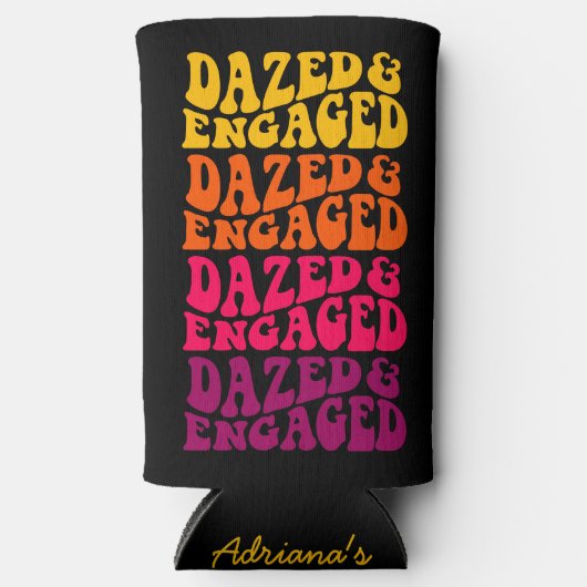 Verward Verliefd Retro Regenboog Typografie Aangep (Voorkant)