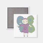 Verwarde Fae - Zombie Fairy Magnet Magneet (Voorkant / Achterkant)