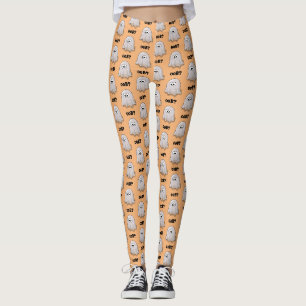 Verwarde Geest Zegt "Oob?" Grappige Halloween Cart Leggings