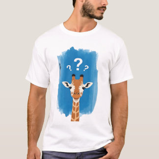 Verwarde Giraffe Klassiek T-Shirt