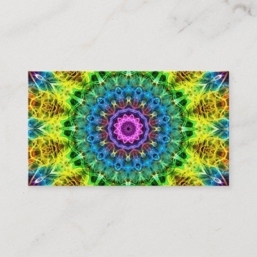 verwarde harmonie kaleidoscoop visitekaartje (Voorkant)