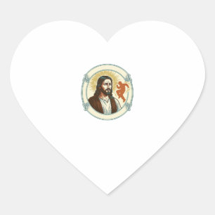 Verwarde Jezus Virale Dans Trend Silhouet Video Hart Sticker