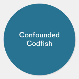 Verwarde kabeljauw Sticker