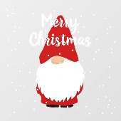 Verwarde kerstkoepeldecoratie raamsticker (Vel)