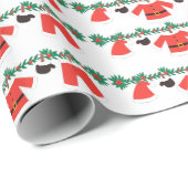 Verwarde kerstpatroonpapier cadeaupapier (Rol Hoek)