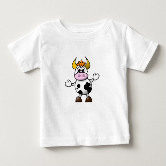 Verwarde Koe Baby Top (Voorkant)